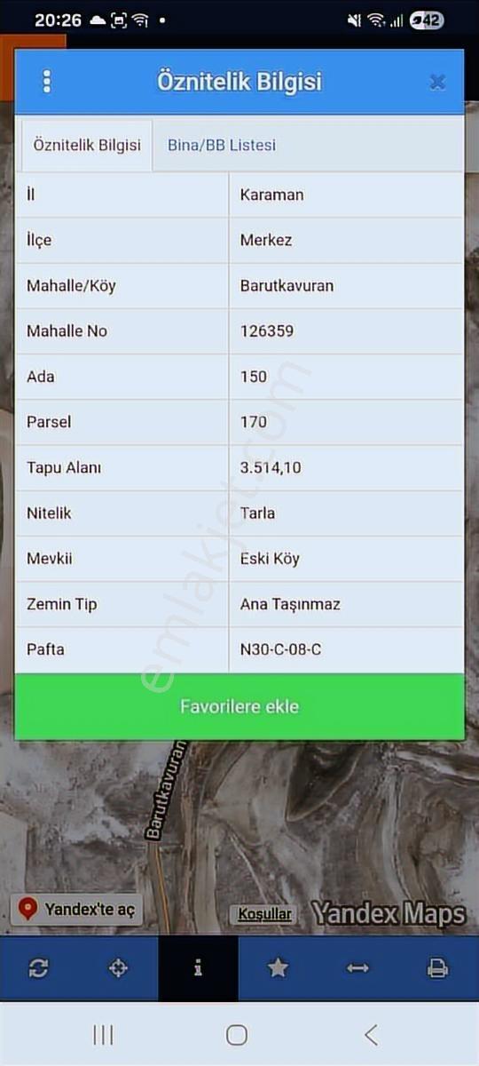 Sanayiye Komşu Köy Asfalt Yoluna Cephe Fırsat Arazi - Görsel 7