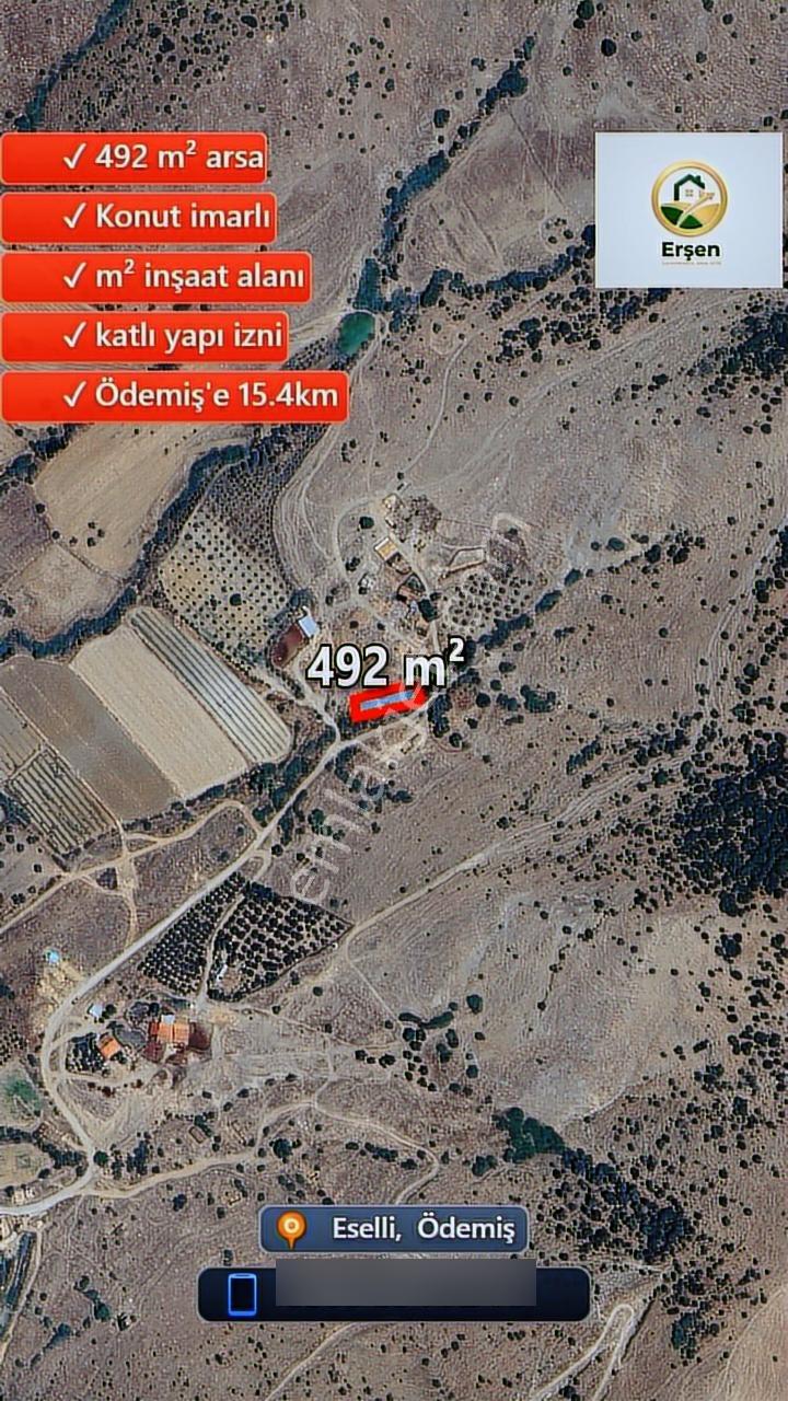 İzmir Ödemiş Eselli Mahallesi 492 Metre 2 Kat İmarlı Arsa - Görsel 15