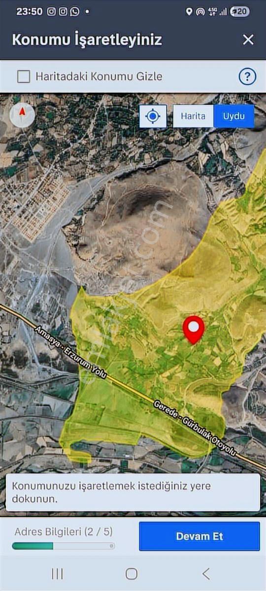 ERZİNCAN ÜZÜMLÜ MERKEZ 5 KM KARAKAYADA 6710 M2 FIRSAT PARSEL - Görünüm 3