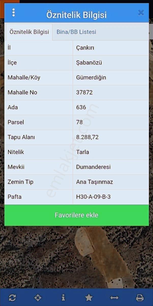 Çankırı Şabanözü Gümerdiğin Mah Resmi Yola Cepheli 8230 M2 Tarla - Görsel 8