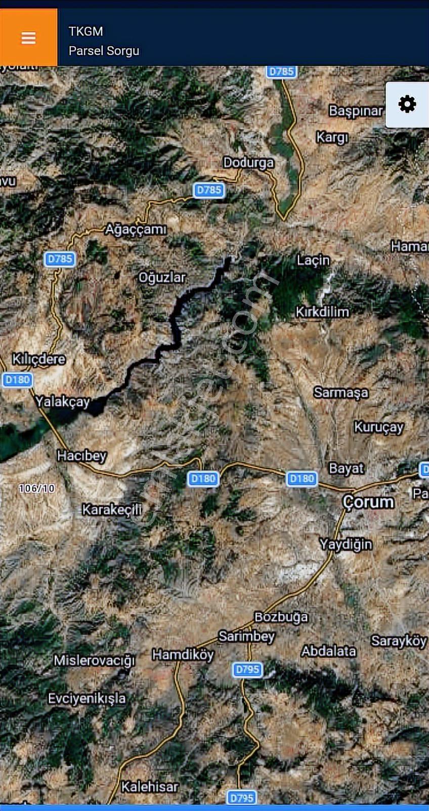 Çorum Merkez İğdeli 7048 Metre Resmi Yola Cephe Arazi - Görsel 6