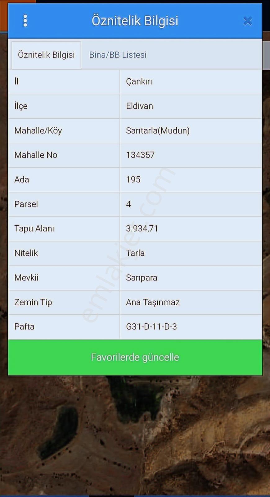 Çankırı Eldivan Sarıtarla 3934 Metre Yola Cephe Çankırıya 7km - Görsel 5