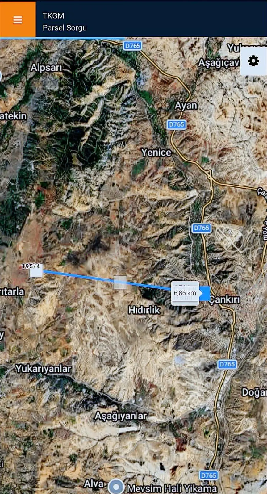 Çankırı Eldivan Sarıtarla 3934 Metre Yola Cephe Çankırıya 7km - Görsel 4