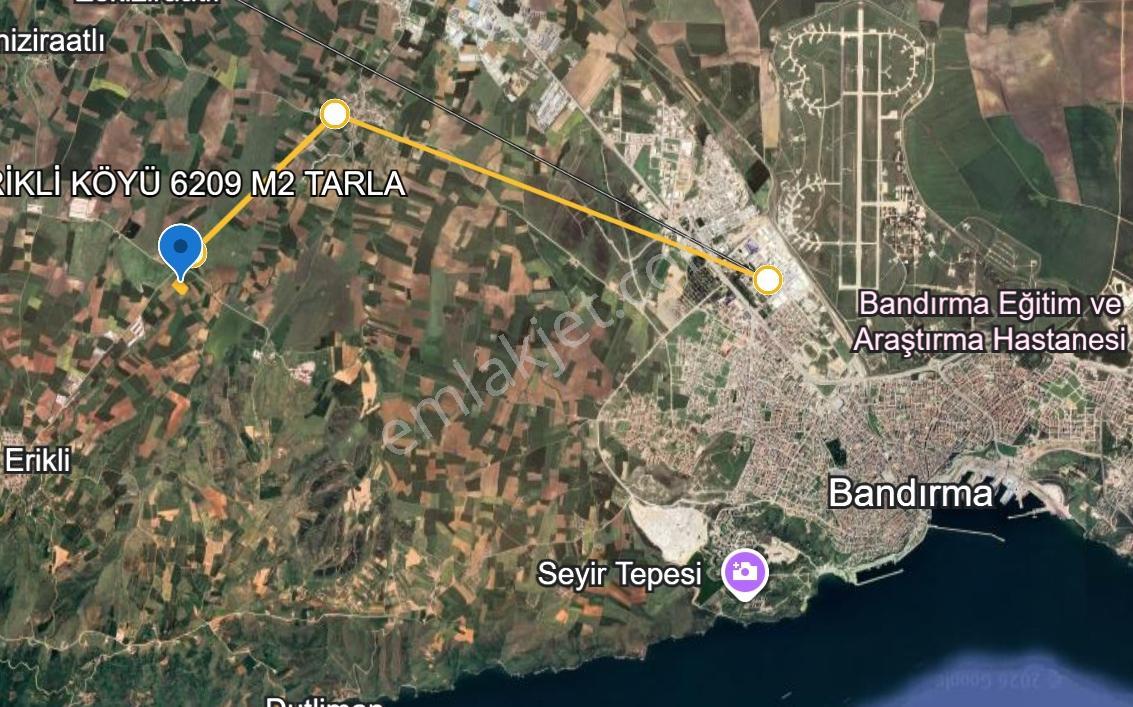 Se&as Exclusıve:bandırma Erikli Köyü Yatırımlık Tarla - Görsel 8
