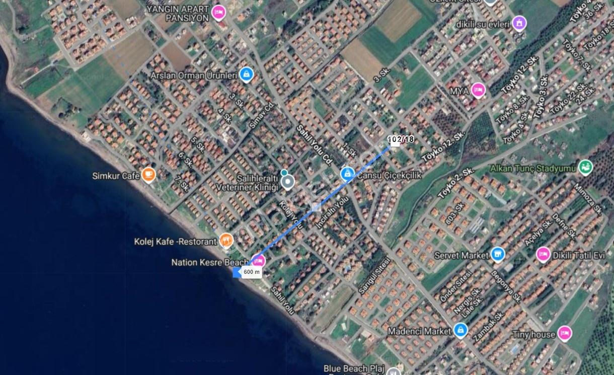 Borsem'den Dikili Salihleraltı'nda Denize 600 M. Satılık Arsa - Görsel 6
