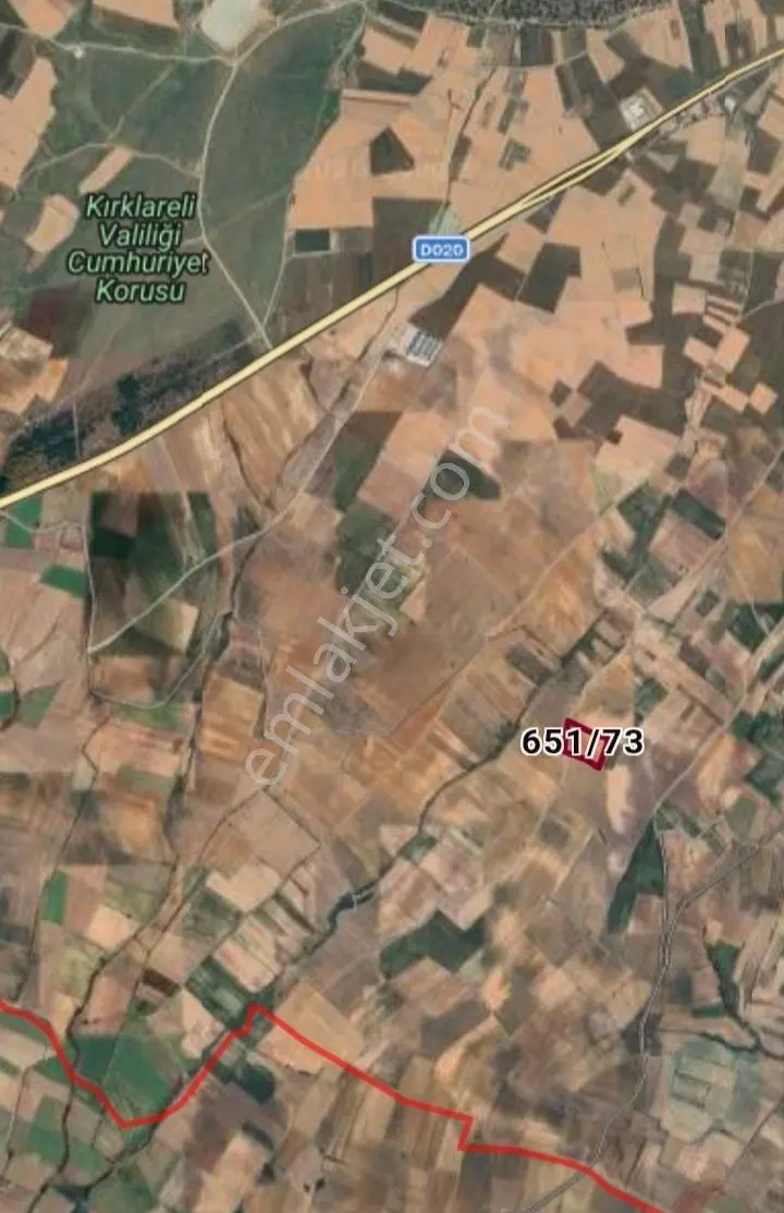 Kırklareli Merkez Karahıdır Mahallesinde 15.208 M2 Fırsat Tarla - Görsel 2
