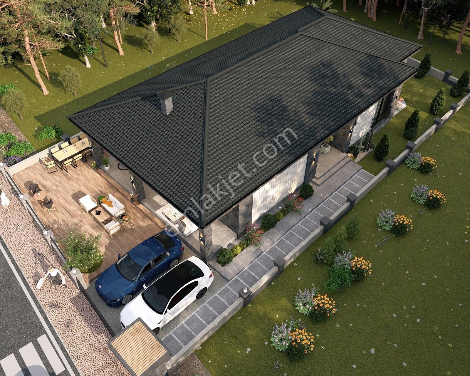 Düzlerçamı Orfe Yakınındayatay Mimarili Tam Müstakil Havuzlu Lüks Tek Kat Villa - Görsel 6