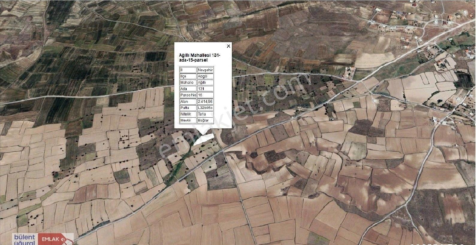Nevşehir Acıgöl Ağılı Köyü Ada 131 Parsel 15’te 2.414 M² Satılık Arazi - Görsel 8