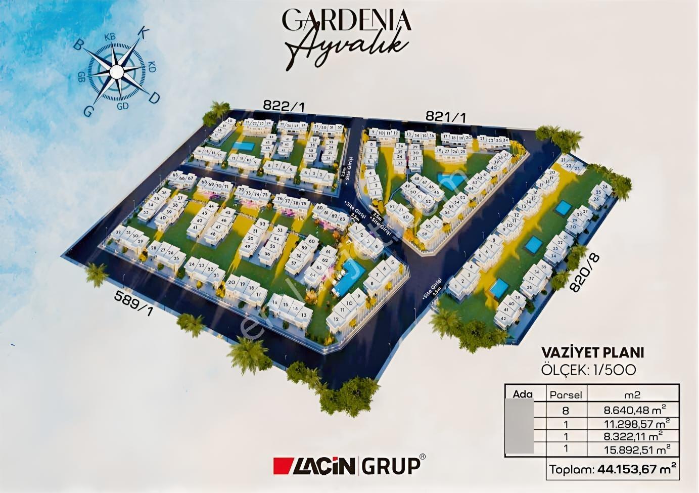 Ayvalık Altınova'da Havuzlu Sitede Satılık 2+1 Villa - Görsel 4