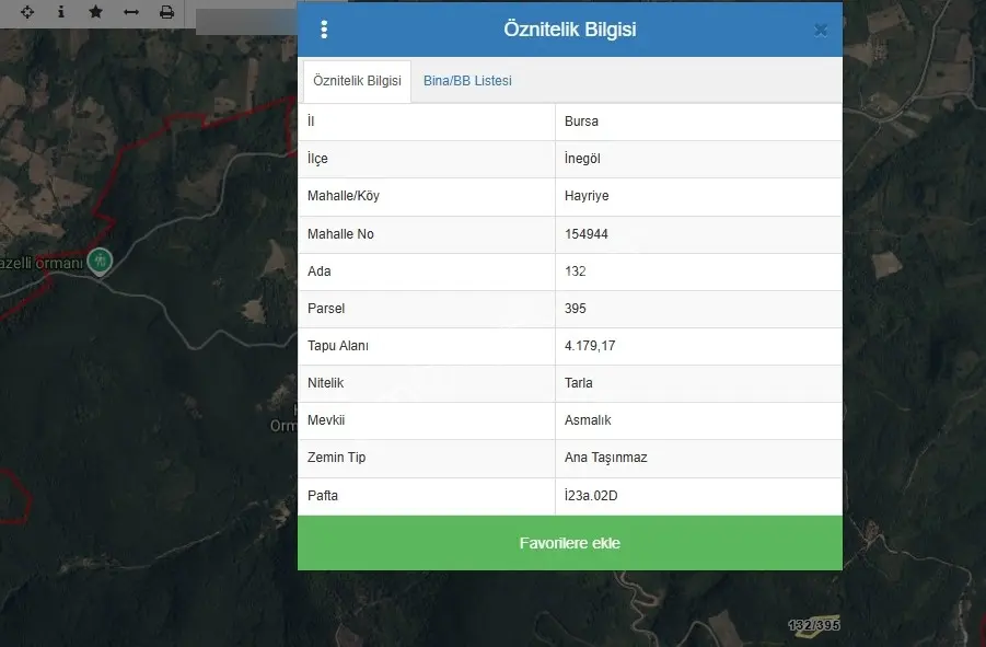 Bursa İnegöl Hayriyede Satılık 4179 M2 Tarla - Görsel 2