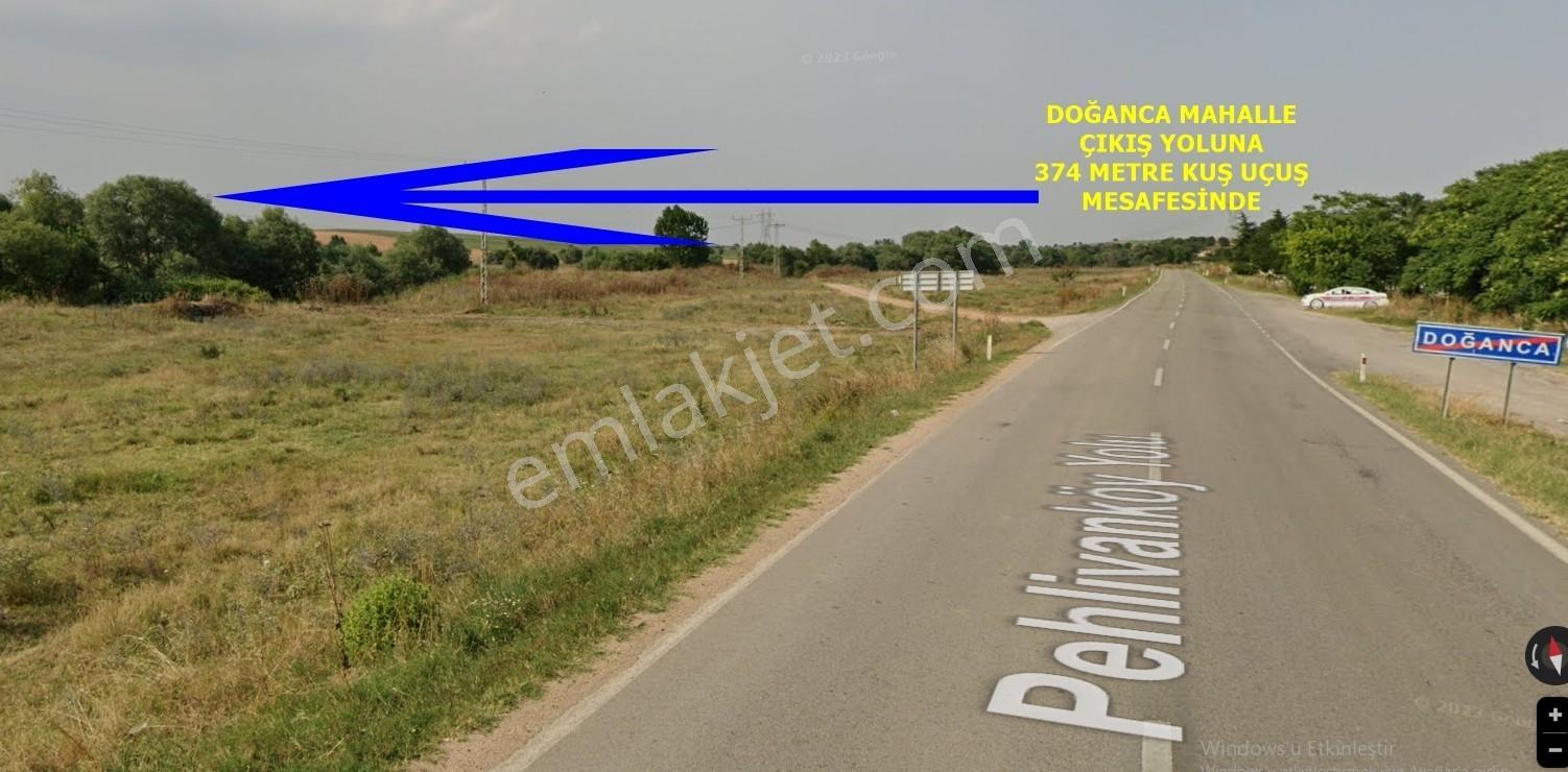 Kırklareli Pehlivanköy Doğanca Da Kapaklı Mevkii 8700 M2 Tarla - Görsel 8