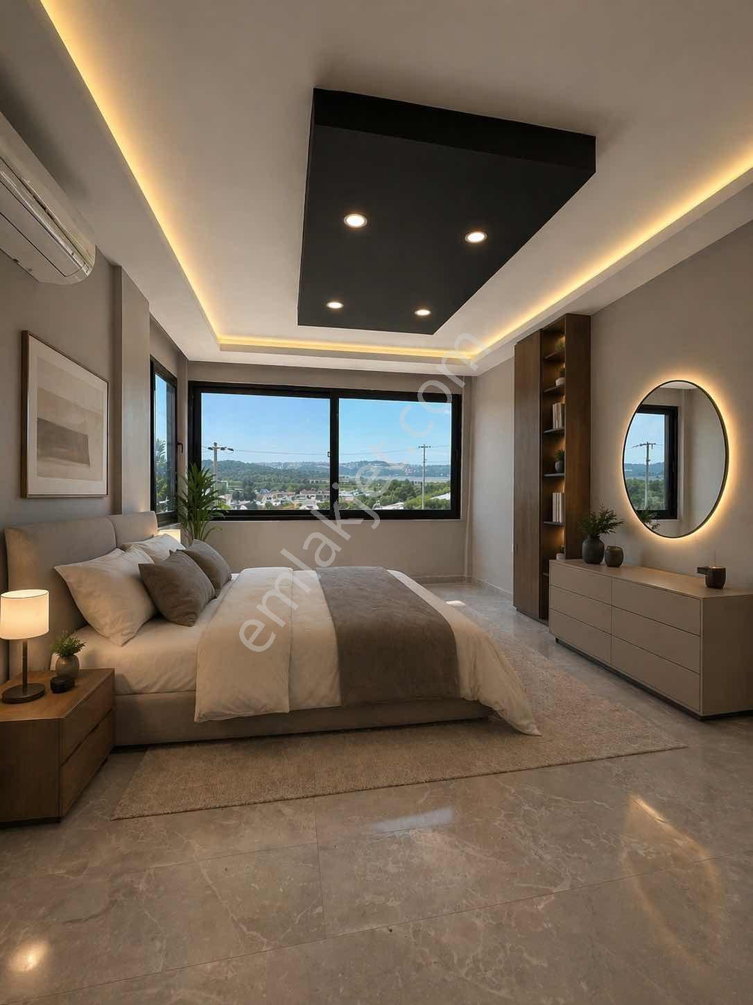 Bodrum Meşelik Geniş 2+1 Göl Manzaralı Dubleks Satılık Villa - Görsel 15