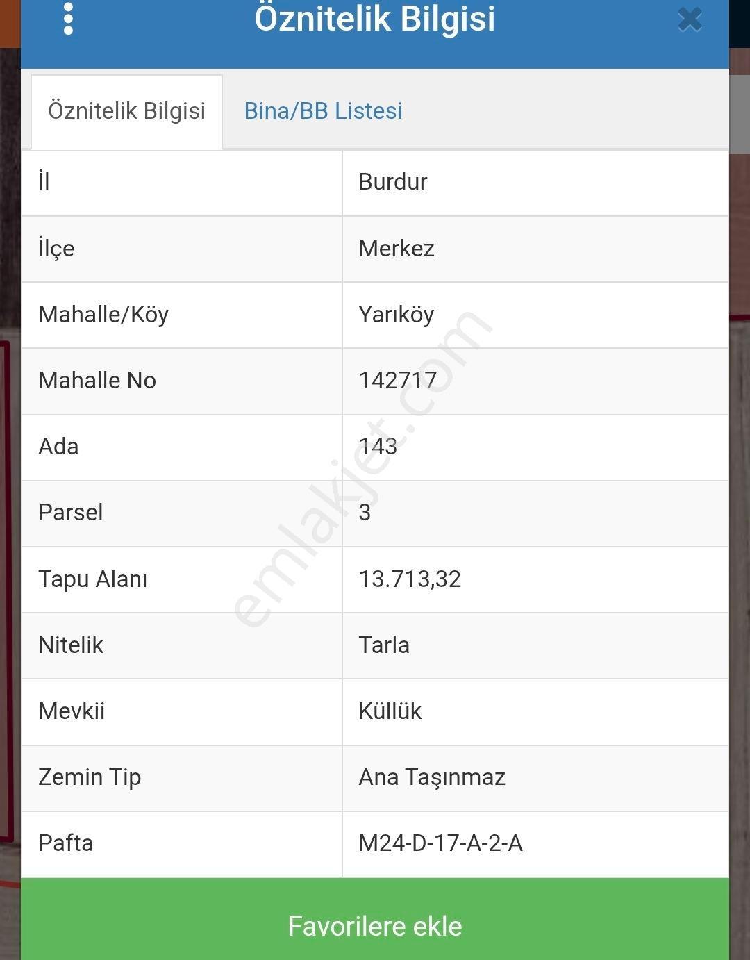 Burdur Merkez Yarıkoyde İki Tarafı Yol Tek Tapu - Görsel 2