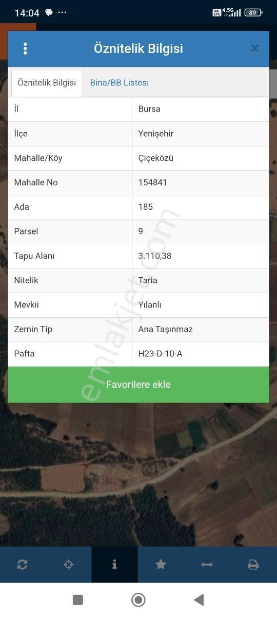Fiyatı Düştü! Bursa Yenişehir'de 3110 M2 Mükemmel Arsa - Görsel 3