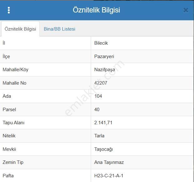 Sinerji'den Bilecik Pazaryeri Nazifpaşa Köy Dibinde Fırsat Arazi - Görsel 9