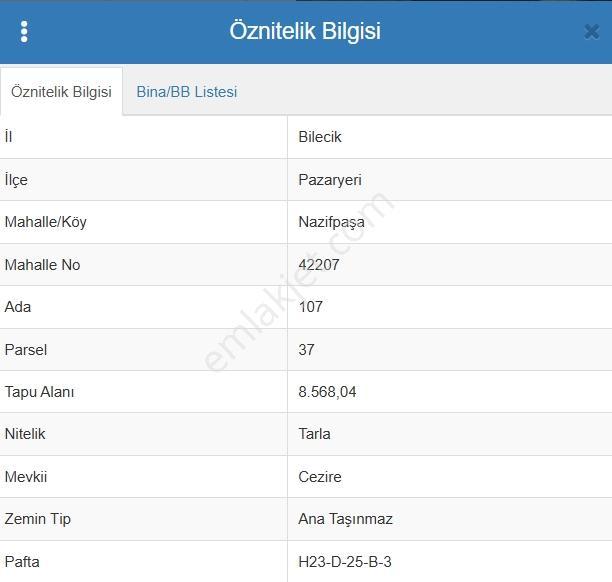 Sinerji'den Bilecik Pazaryeri Nazifpaşa Da Köye Yakın Arazi - Görsel 19