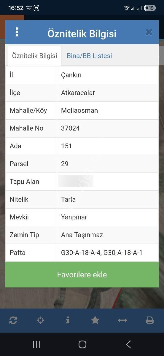 35 Dönüm Atkaracalar Tek Tapu Çiftlik Yapımına Uygun