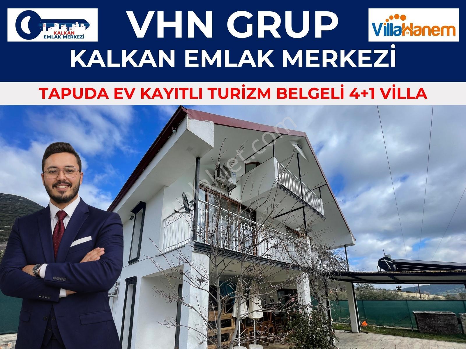 Süresiz Turizm Belgeli Tapuda Ev Kayıtlı (4+1) Villa