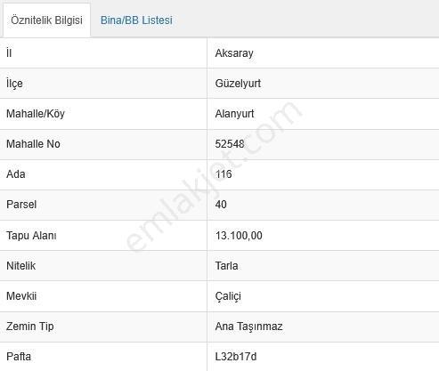 Güzelyurt-derinkuyu Yoluna Yakın Tarla-13100 M² - Görsel 7