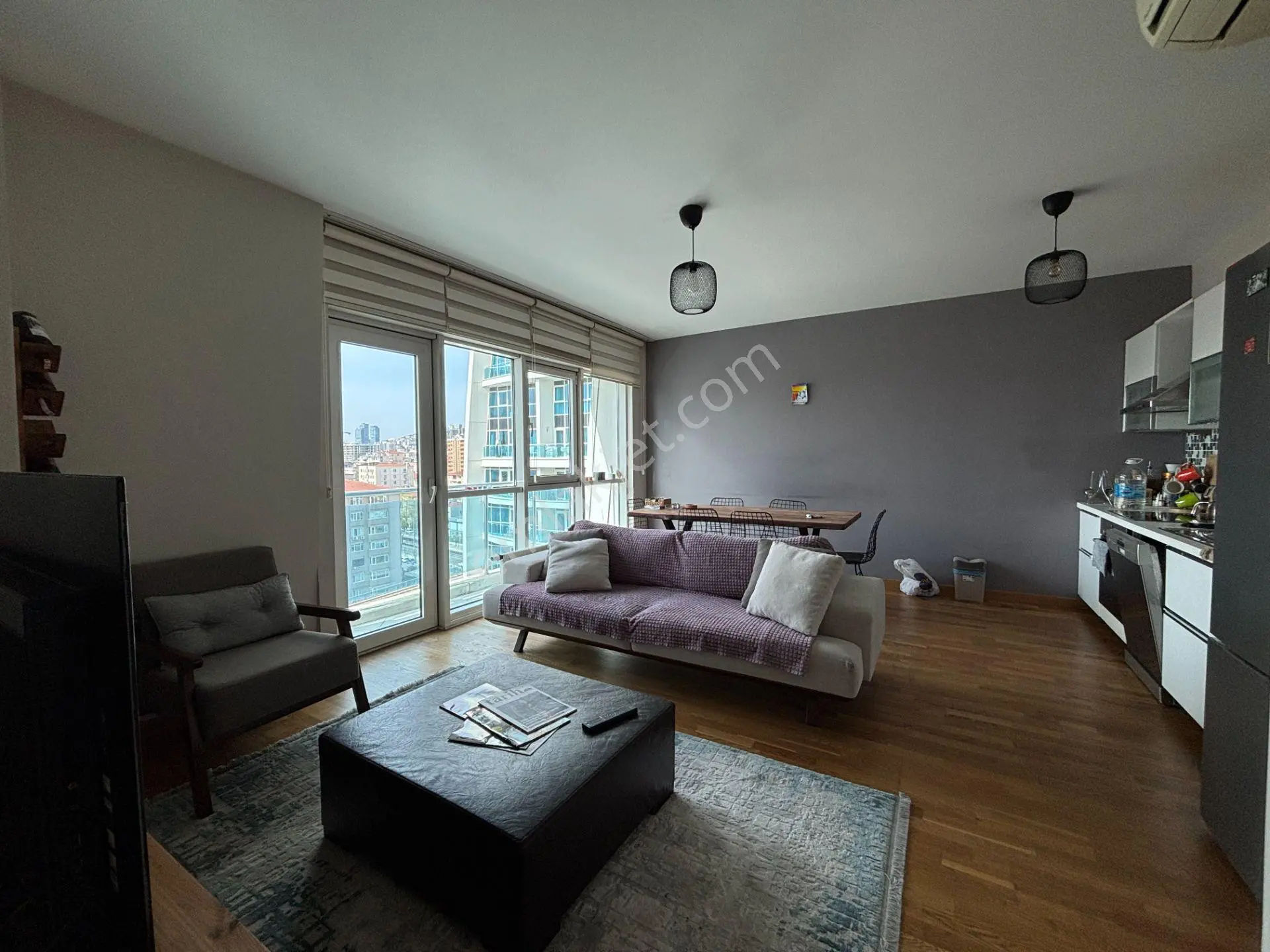 Dap Royal'de 11.kat Deniz Manzaralı Çift Banyo 126m2 Kiralık 3+1 - Görsel 2