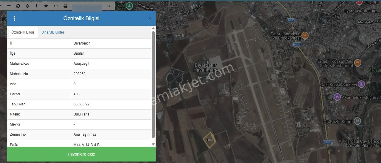 Havalimanı Caddesine Sıfır Satılık Yatırımlık 2930 M2 Tarla - Görsel 2