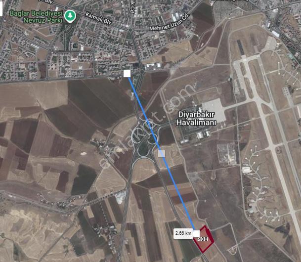 Havalimanı Caddesine Sıfır Satılık Yatırımlık 2930 M2 Tarla - Görsel 3