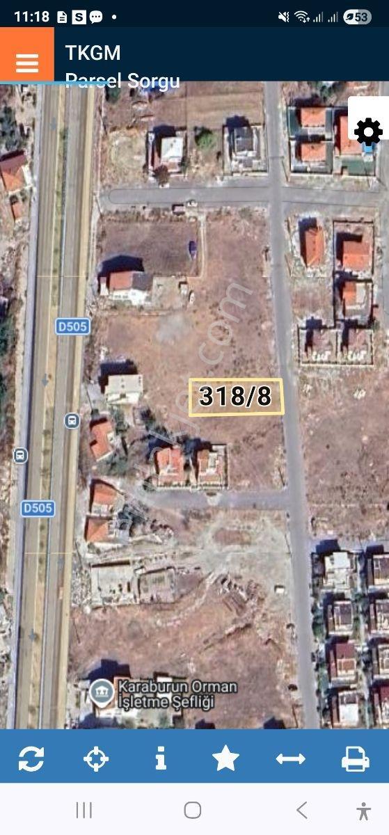 Mordoğan Emlaktan Merkezde İkiz Villalık 602 Arsa Satılıktır