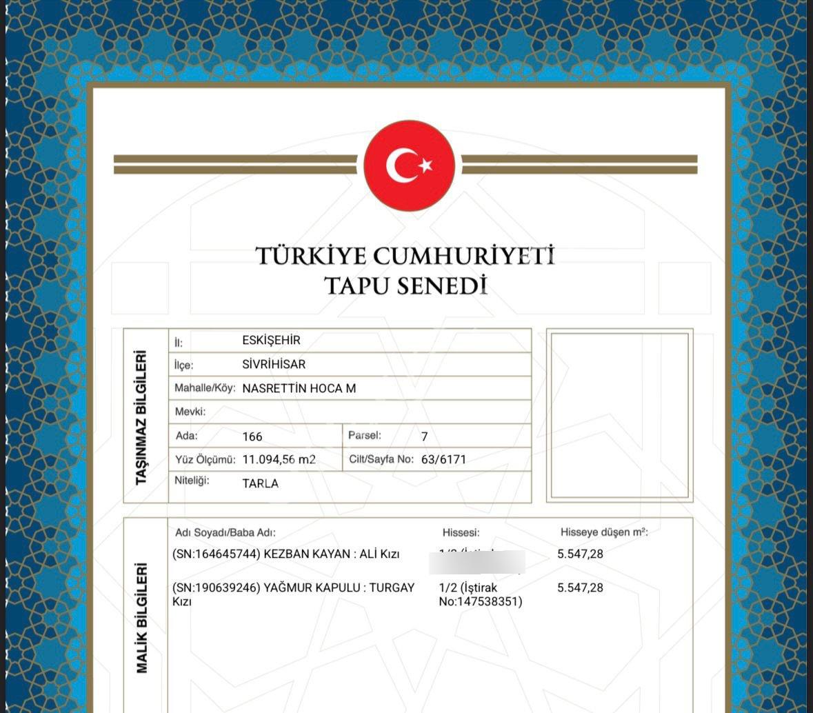 Eskişehir-sivrihisar Nasrettin Hocada Satılık Araziler Ticari Pontansiyeli Yüksek Tarlalar - Görsel 6