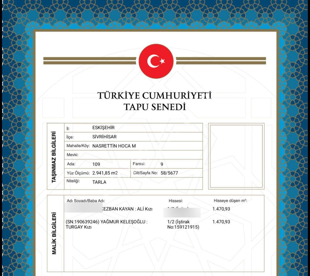Eskişehir-sivrihisar Nasrettin Hocada Satılık Araziler Ticari Pontansiyeli Yüksek Tarlalar - Görsel 10