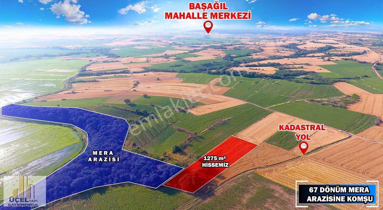 Uzunköprü Başağıl'da 1.275 M² Kadastral Yolu Olan Satılık Arsa - Görsel 5