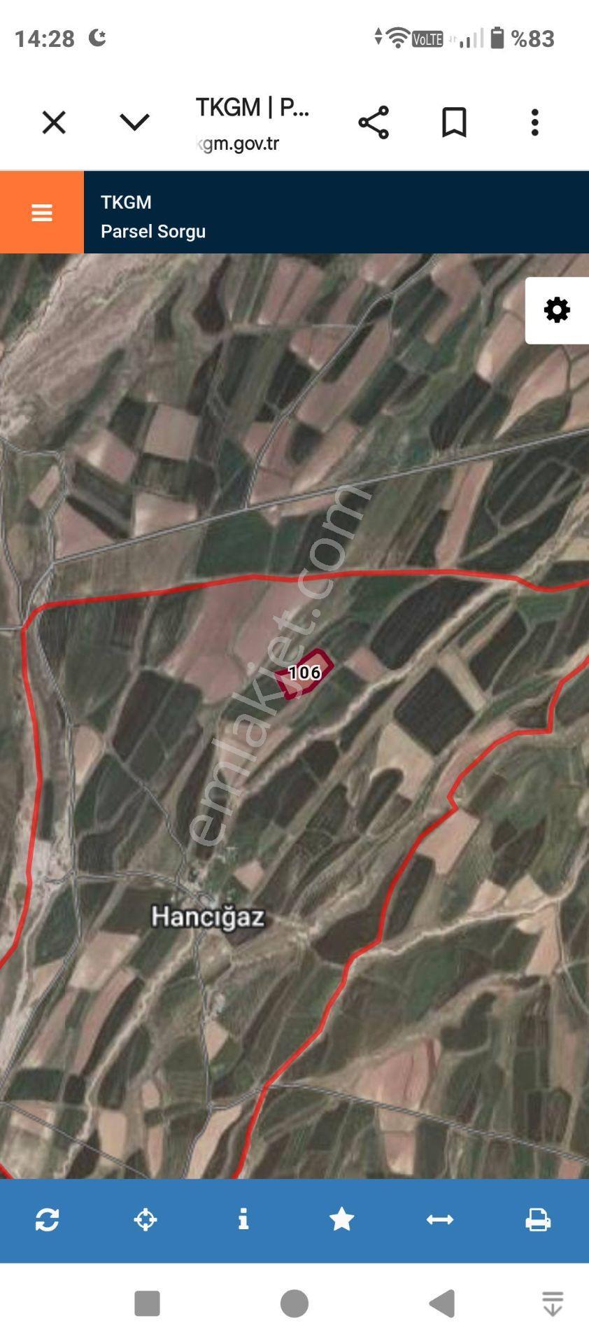 Sahibinden Erzurum Palandöken Hancığaz Mahallesinde 24.450 Metrekare Tek Tapulu Arazi Satılıktır.. - Görsel 3