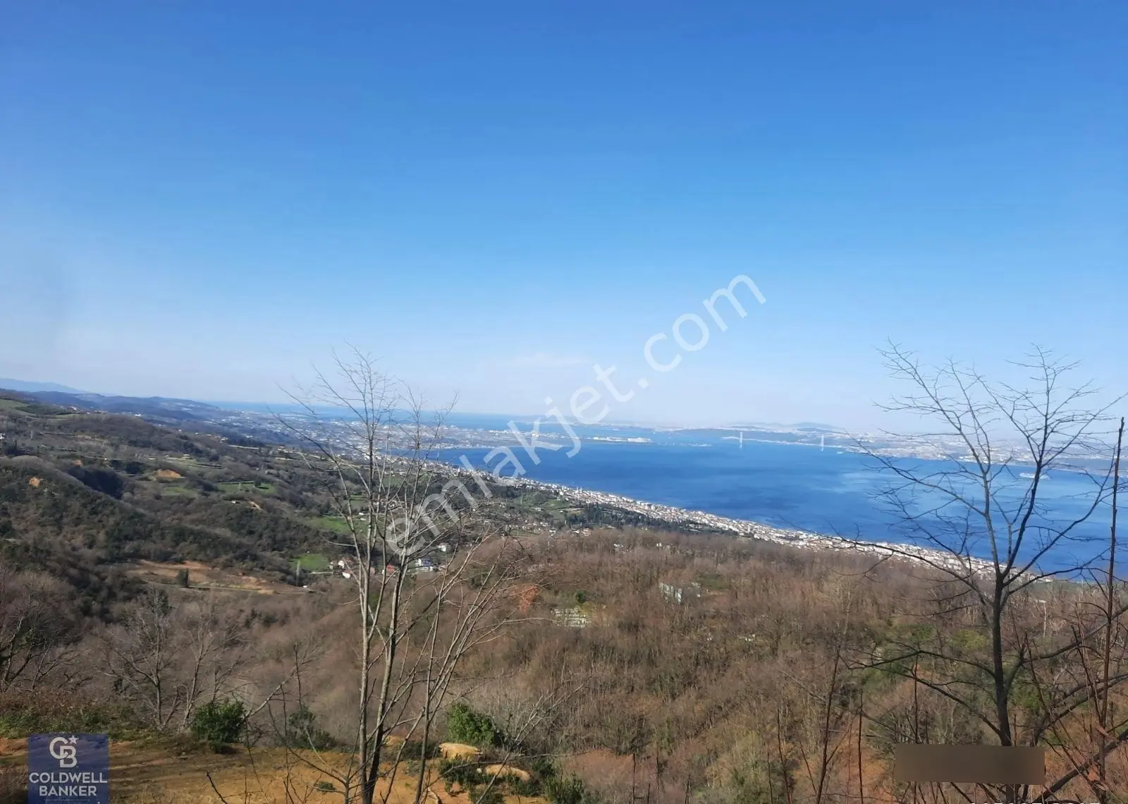 Çamçukurda Panoramik Deniz Manzaralı Satılık 3531 M2 Tarla