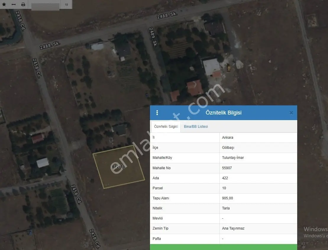 İncek/tulumtaş'ta Satılık Villa İmarlı Parsel - Görsel 3