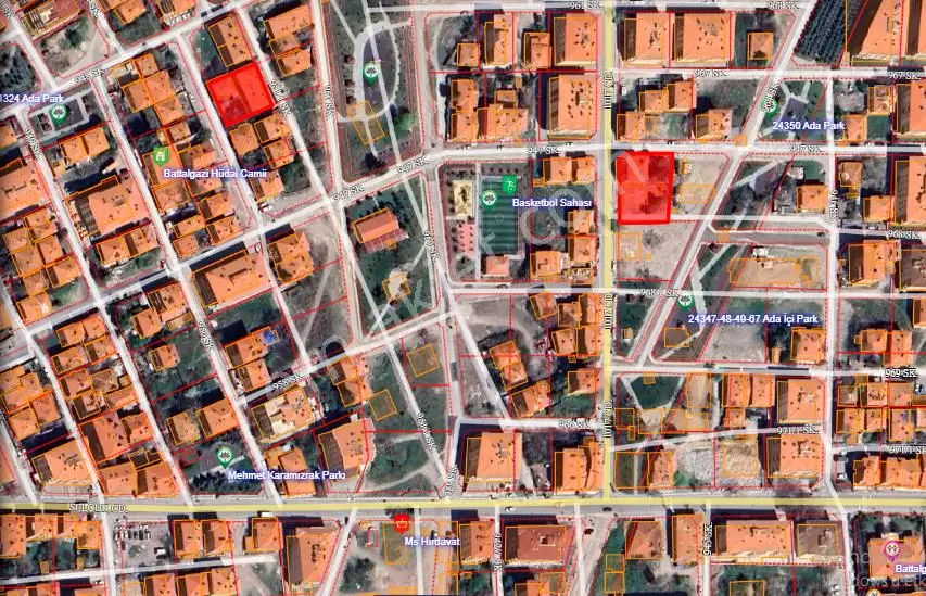 Önder Selçuk Caddesine Üç Parsel Konut İmarlı Hisseli 74 M² Satılık Arsa