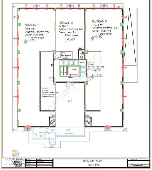 Afsü-özdilek Aksında | Topraktan-komisyonsuz | 500m² Dükkan - Görsel 12