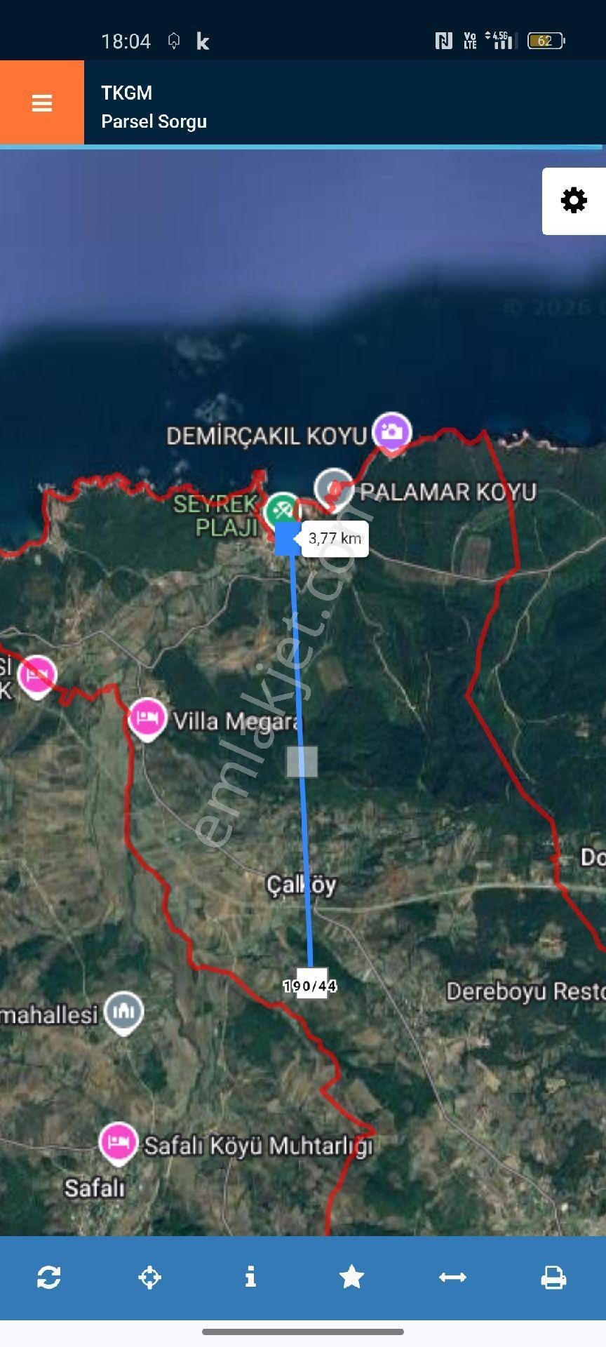 Seyrek Sahil Bölgesinde Truzim İmarlı Arazi