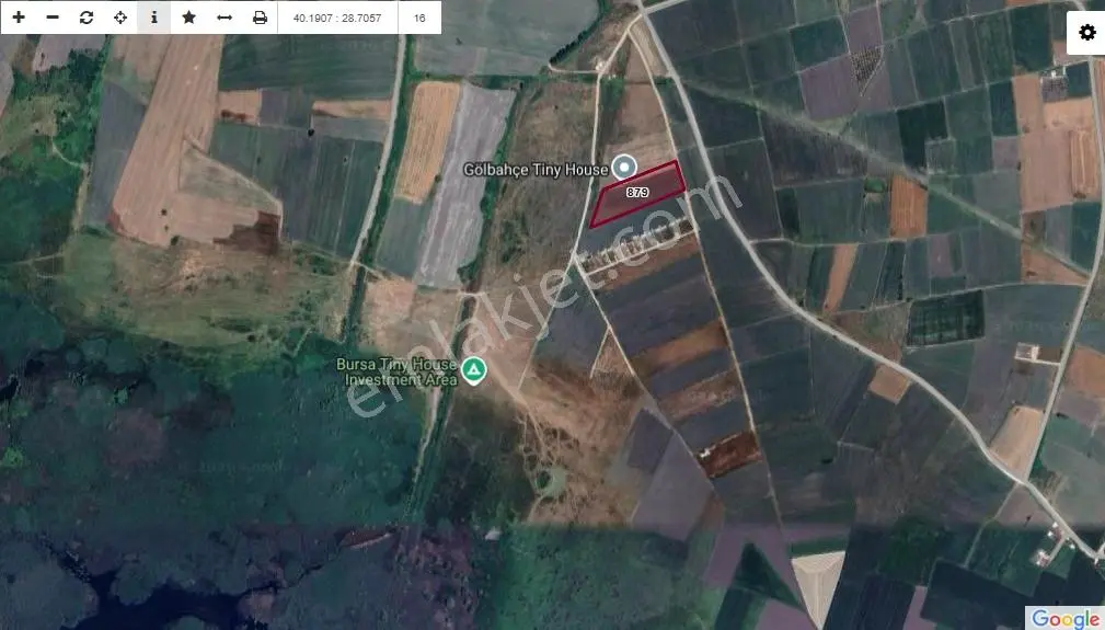 Bursa Nilüfer Karacaoba Da 7000 M2 Kadasro Yoluna Cephe Arazi - Görsel 13