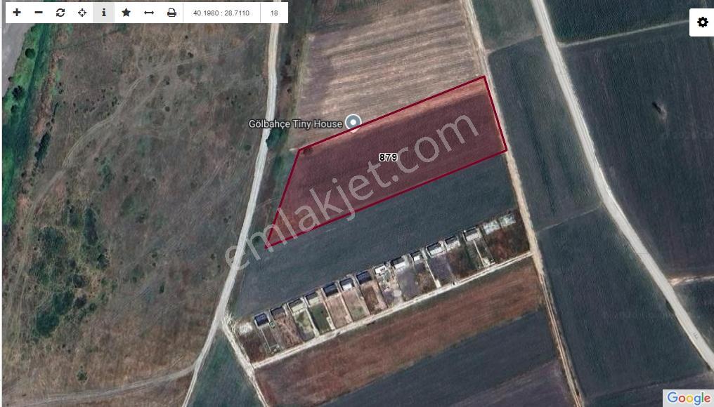 Bursa Nilüfer Karacaoba Da 7000 M2 Kadasro Yoluna Cephe Arazi - Görsel 7