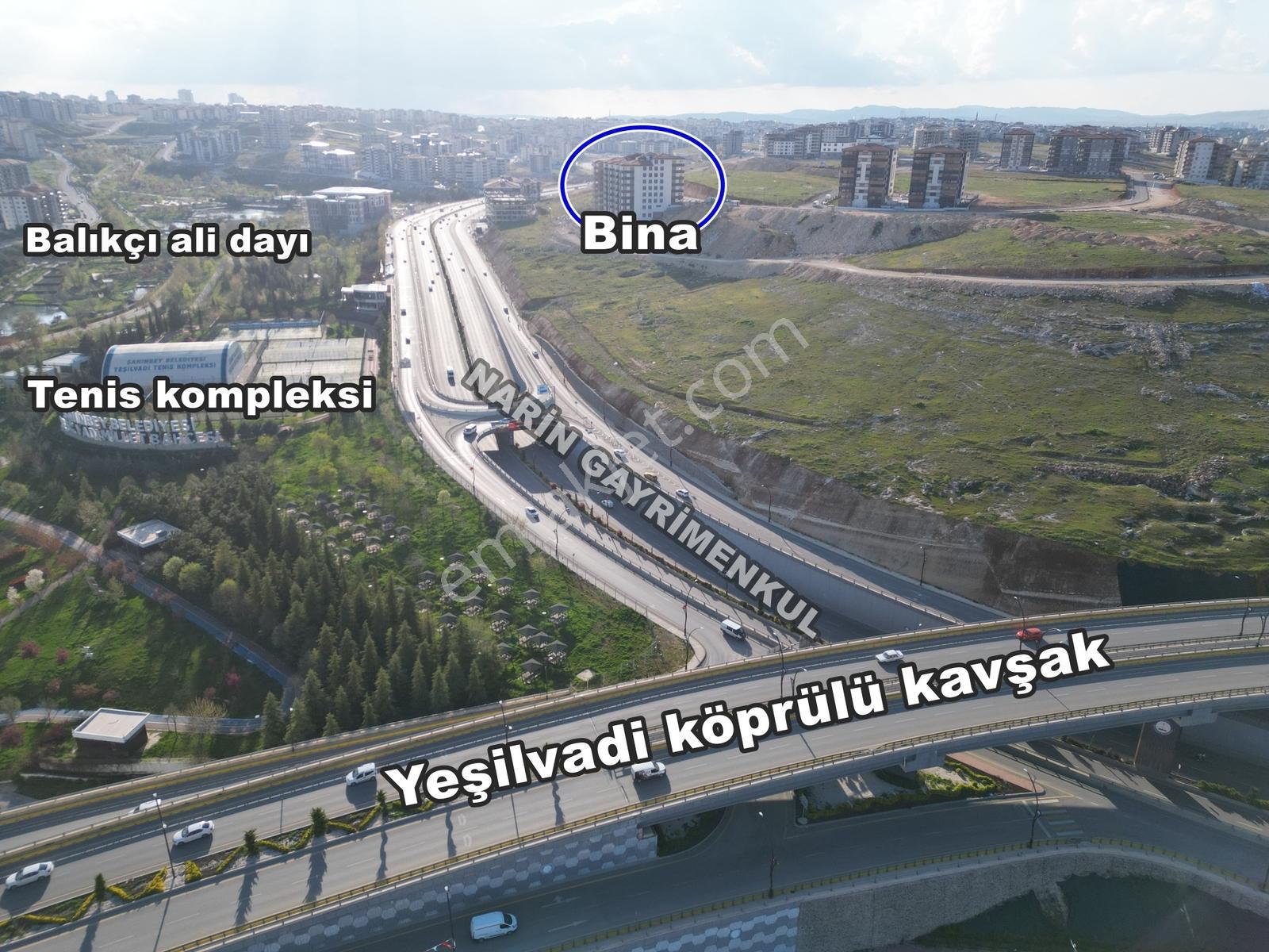 Şahinbey Geylani Sıfır Alttan Isıtmalı Yeşilvadi Manzaralı - Görsel 13