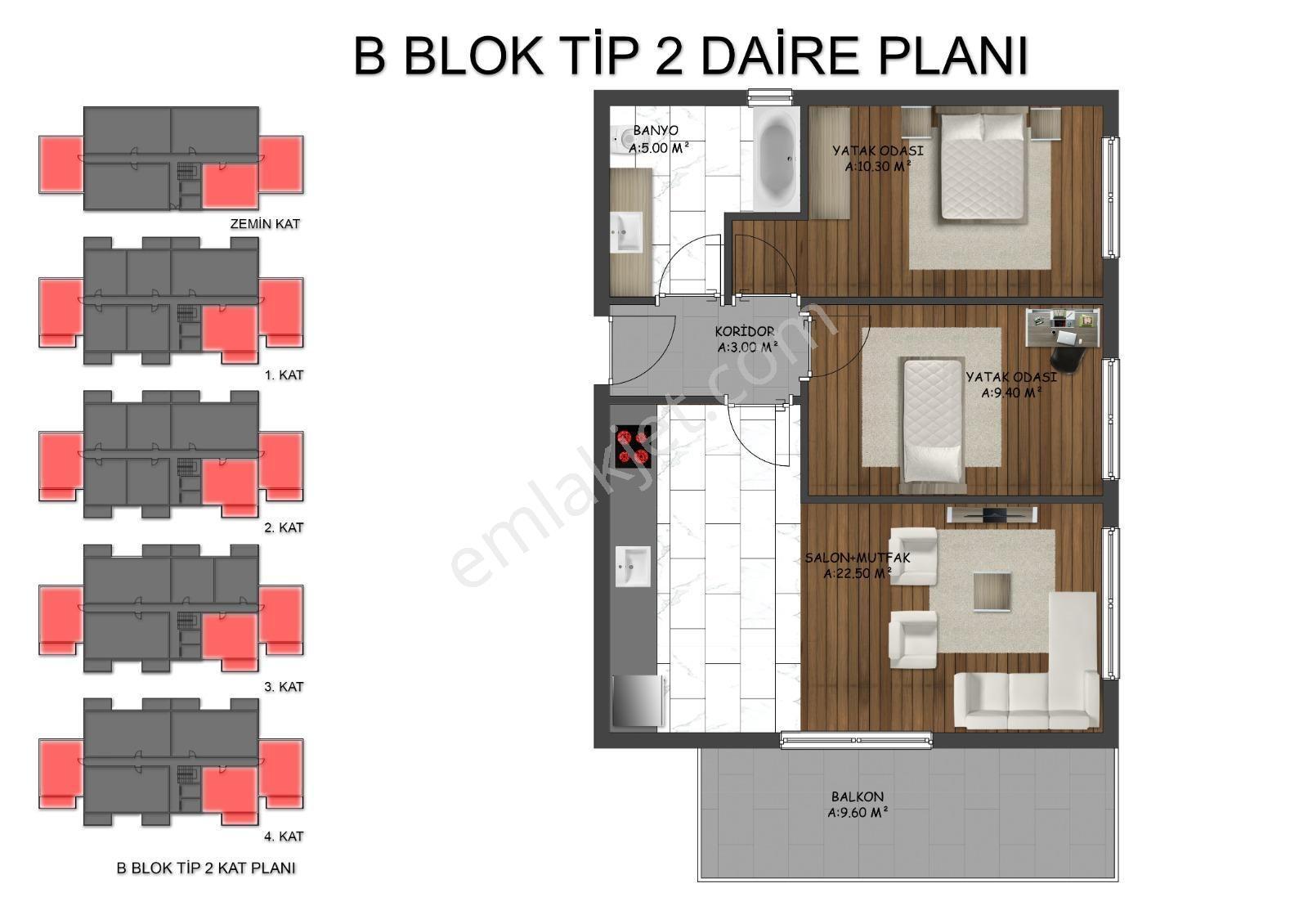 Turpa Lotus'tan Ayrancılarda 2+1 Lüx Havuzlu Sitede Satılık Daire - Görsel 13