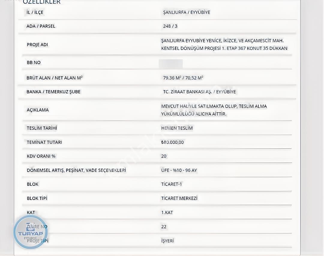 Her İşe Uygun 79 M2 Muhtesem Lokasyon Super Yatırım Eyyubiye - Görsel 5