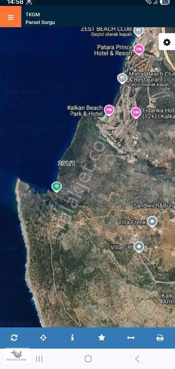 Kaş Kalkan Da Kelepir Deniz Manzaralı Arsa... - Görsel 2