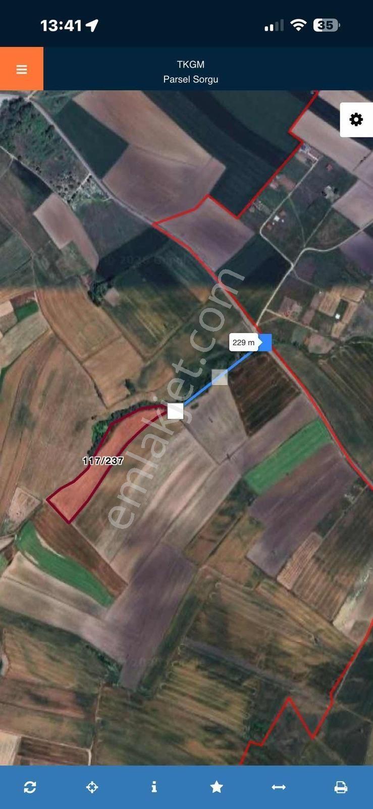 Tekirdağ-saray-edirköy Mahallesi Tek Tapulu Fırsat Satılık Tarla - Görsel 2