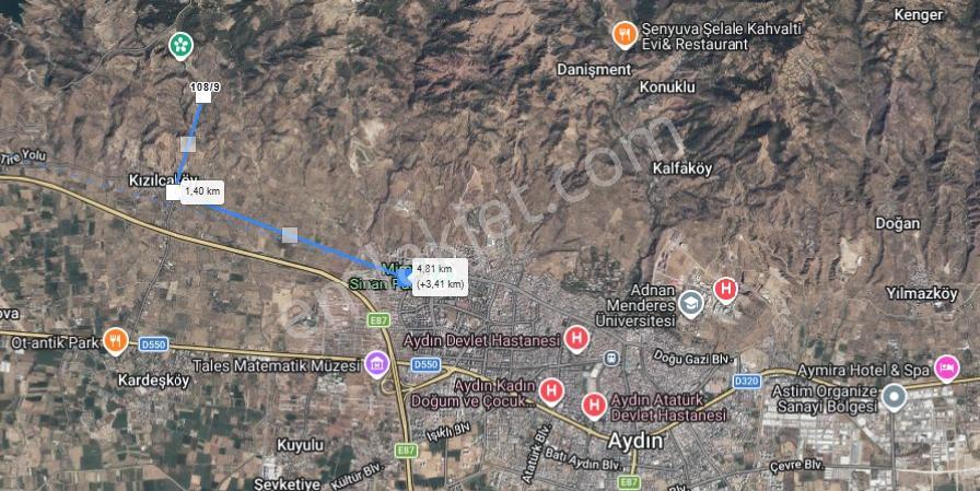 Aydın Efeler Kızılcaköyde 7250 M² Tek Tapu 150 Ağaçlı Zeytinlik - Görsel 2