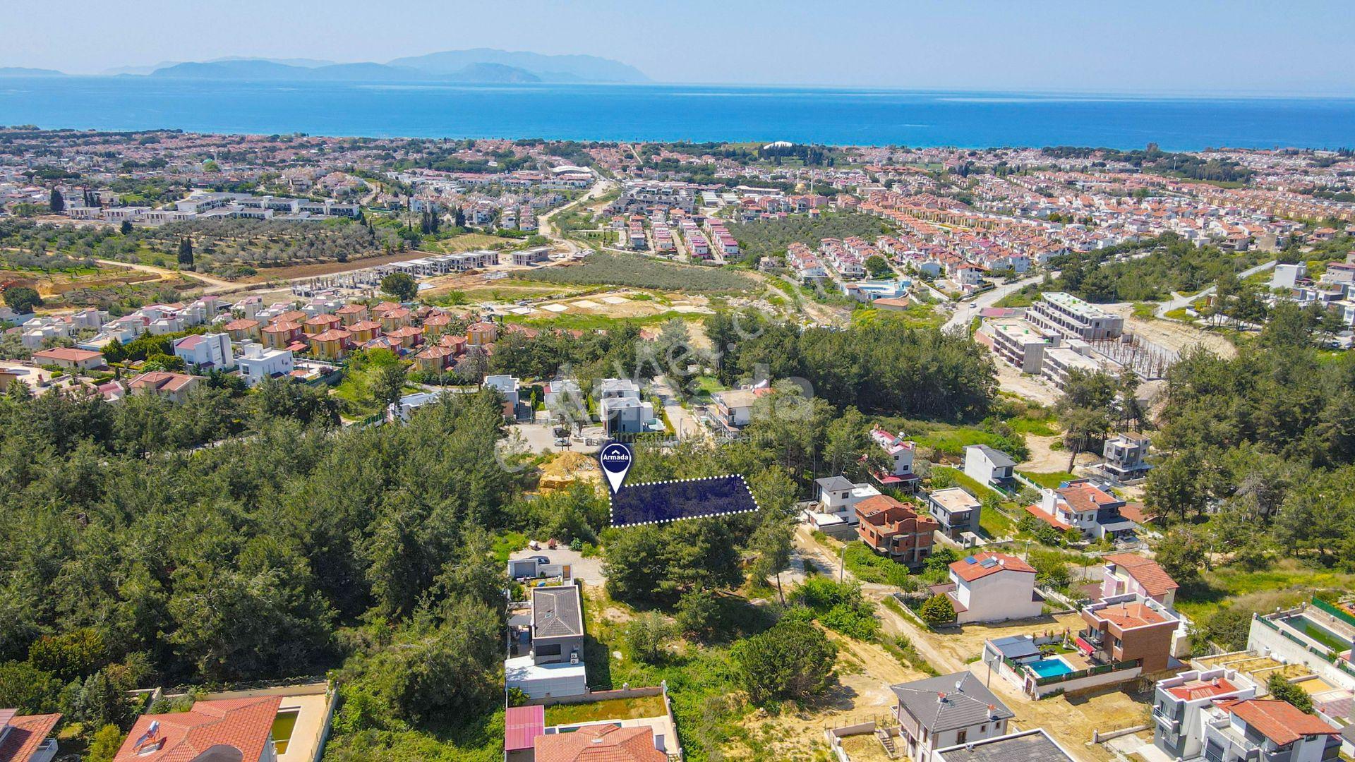 Kuşadasında Deniz Manzaralı Villa İmarlı 282 M² Prestijli Arsa - Görsel 4