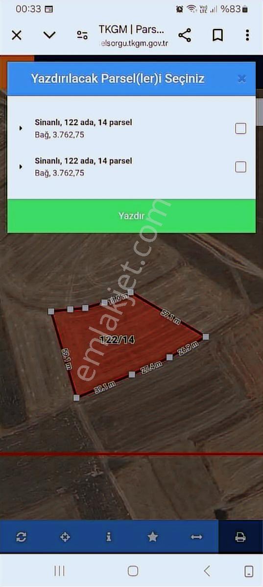 Tekirdağ Saray Sinanlı Da Satılık 3762 M2 Tek Tapu - Görsel 3