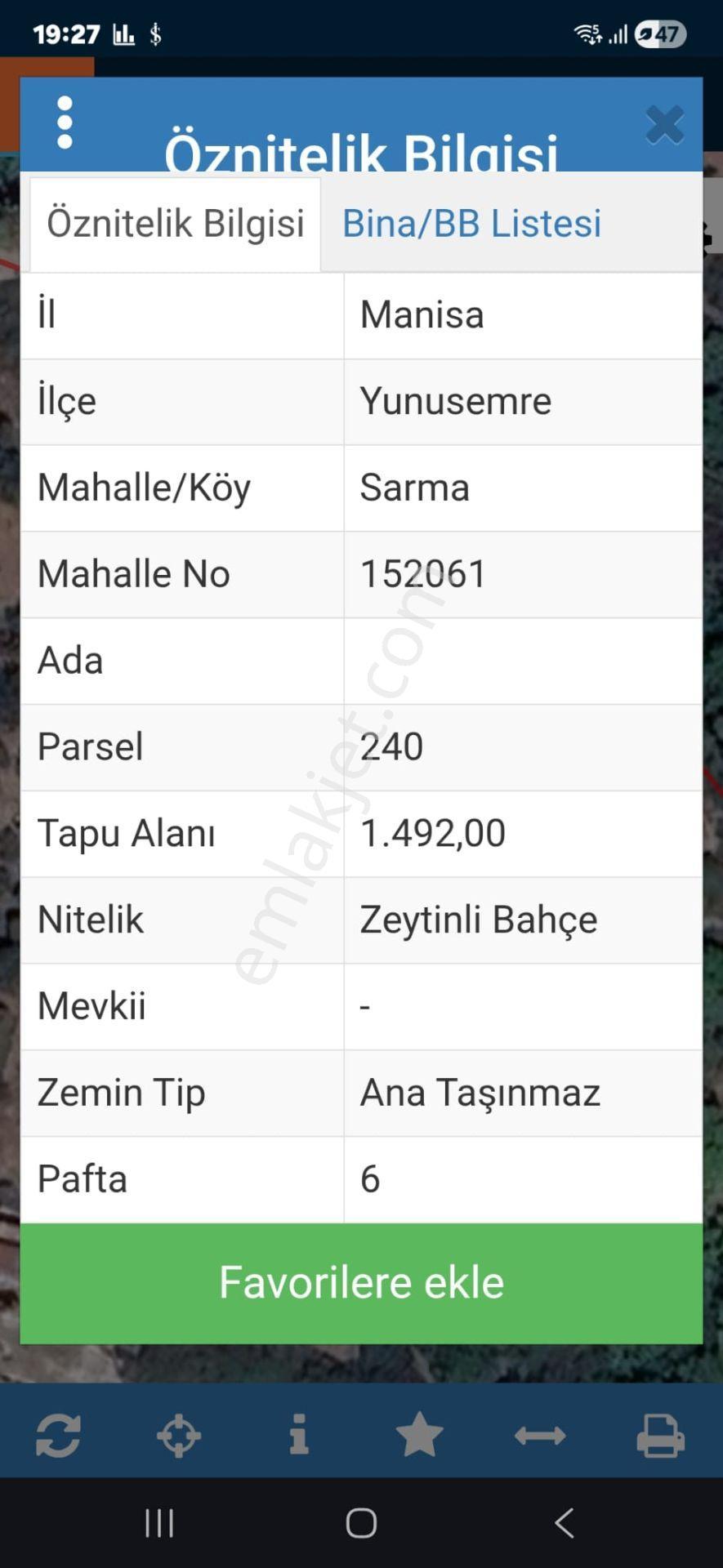 Konum Emlaktan Yunusemre İlçesi Sarma Mahallesinde Satılık Tarla