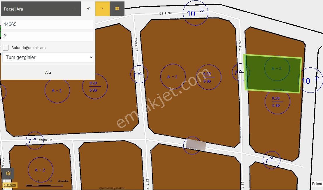 Sarayköy'de 2 Kata İmarlı 1.275 M² Satılık Villa Arsası - Görsel 5