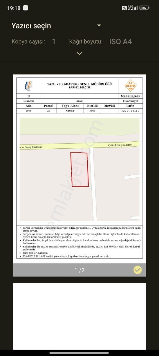 Silivri Cumhuriyet Mahallesi'nde Satılık İmarlı Arsa - Görsel 28