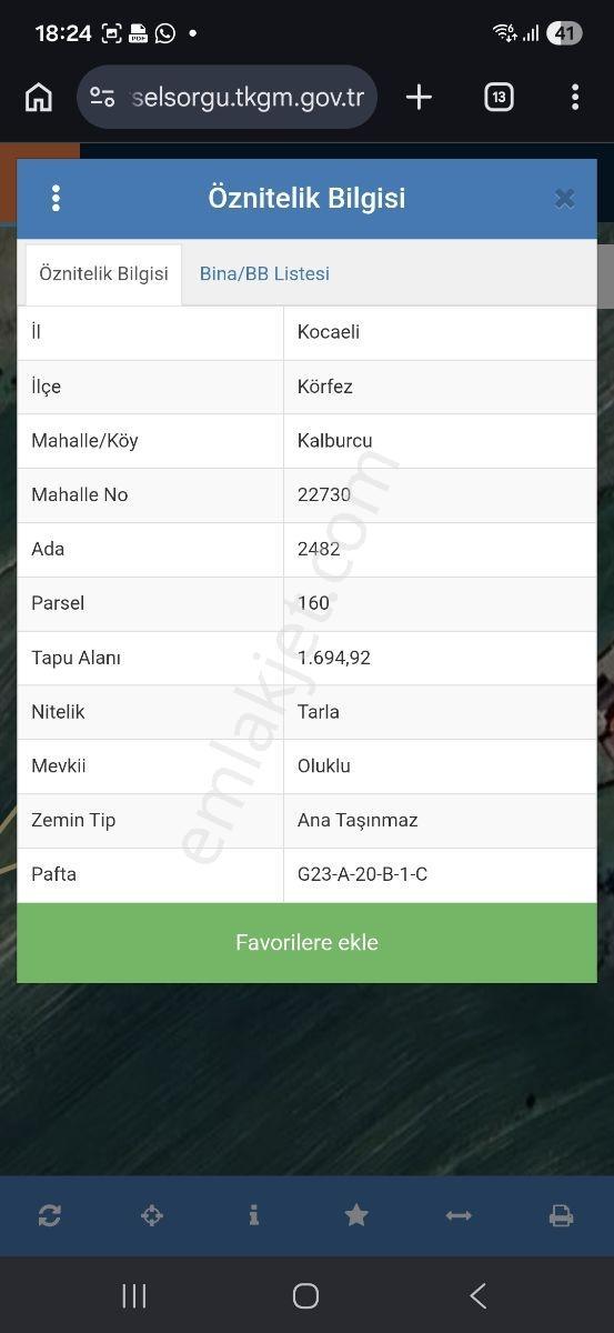 Tarcanlardan Körfez Kalburcu"da Resmi Yollu %5 İmarlı Tarla - Görsel 3